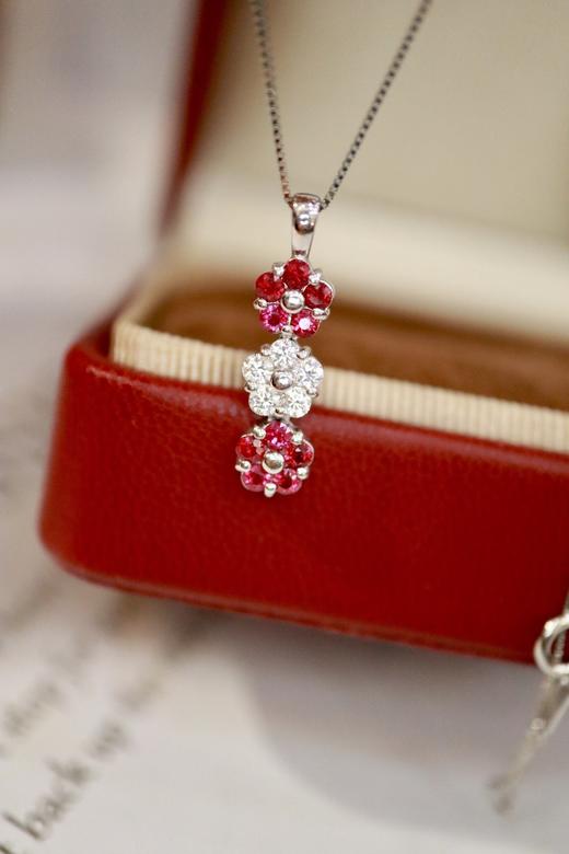 0.3ct 红宝石吊坠 商品图5