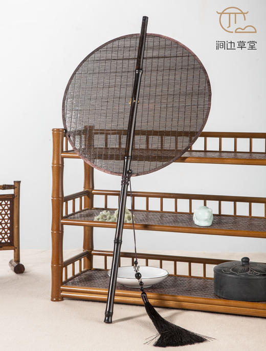 手工竹编可折叠腰扇 商品图6