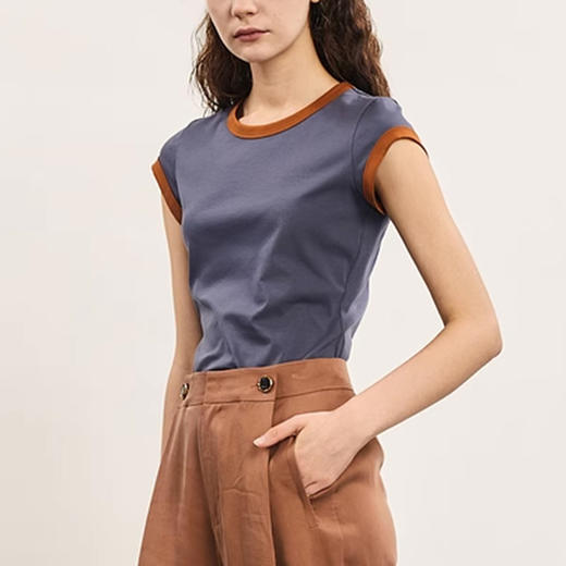 裁缝学苑AQ333 简约时尚撞色修身短袖T恤纸样女装做衣服打版裁剪 商品图1