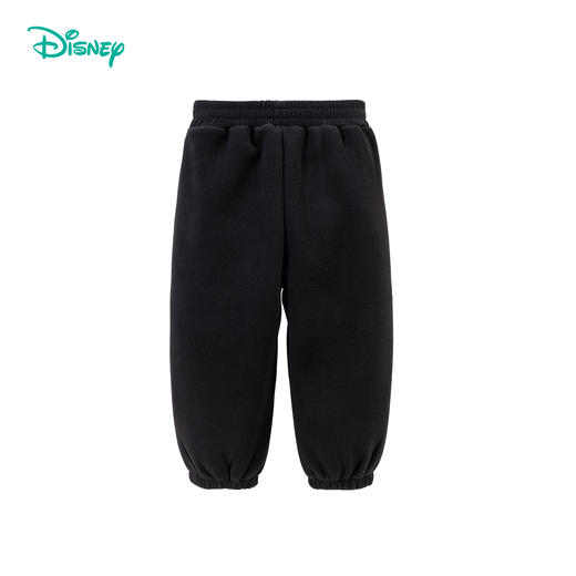 迪士尼女宝宝休闲长裤秋冬装时尚儿童保暖加绒裤子宽松百搭运动裤ZD4DK013 商品图5