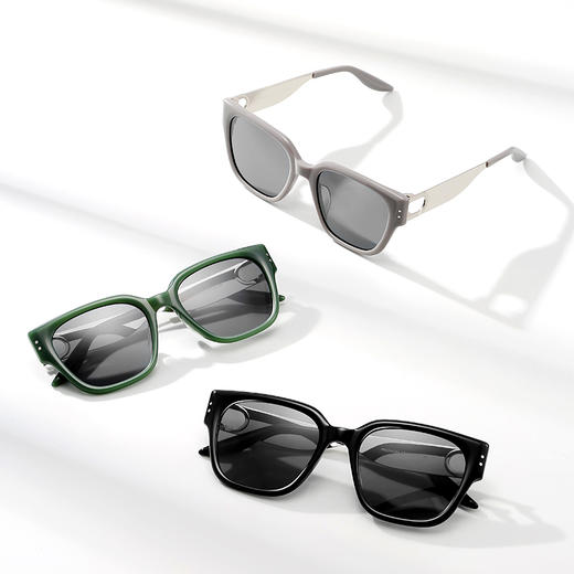 普莱斯新款太阳镜 PBS24023A 气场全开时尚大框   板材镜框质感细腻 男女同款 三色可选 商品图4