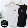 男士圆领无袖T恤夏季 冰丝网眼背心潮薄款外穿 透气速干 宽松坎肩健身运动休闲 商品缩略图3