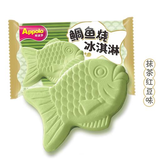 阿波罗鲷鱼烧抹茶红豆冰激凌95g/130267 层层美味过瘾搭配 商品图0