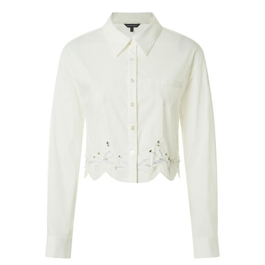 新中式截短提花衬衫秋季衬衫MC88TP598 商品图3