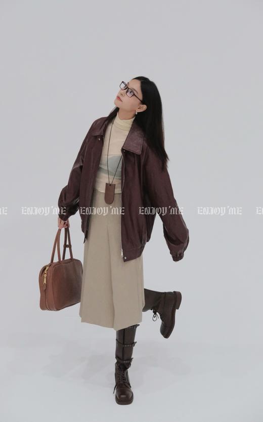 【门店同款】ENJOY冬季复古带扣长靴 158850523 商品图2