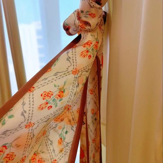 【甄珠贝·国风系列】柿柿如意飘带和施华洛丝巾扣三件套礼盒套装【适合送外宾】 商品图5