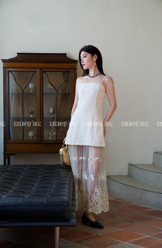 【门店同款】ENJOY秋季时光回廊立体刺绣拼接网纱裙 158946576 商品图3