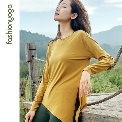 凡圣瑜伽不对称可系带休闲外搭 F13375（不含胸垫） 商品图3