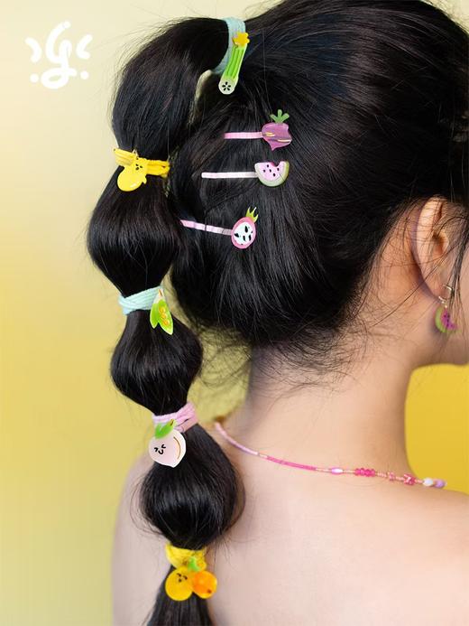古古楽多巴胺甜美可爱头绳 | 灵感源自中国动植物与节气蔬果主题、甜美可爱、点亮日常穿搭、时尚百搭 商品图12