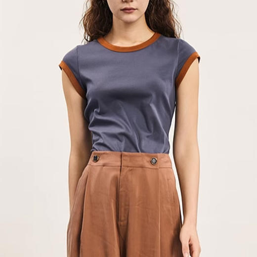 裁缝学苑AQ333 简约时尚撞色修身短袖T恤纸样女装做衣服打版裁剪 商品图3