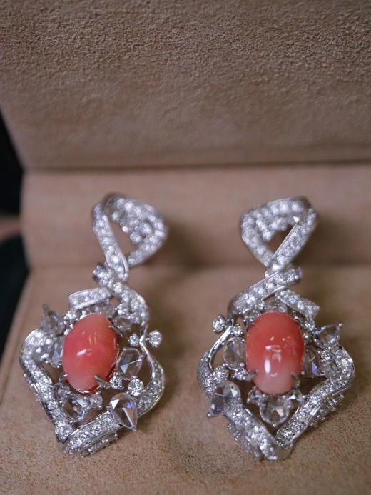 1.52ct+1.69ct 海螺珠耳环 商品图0