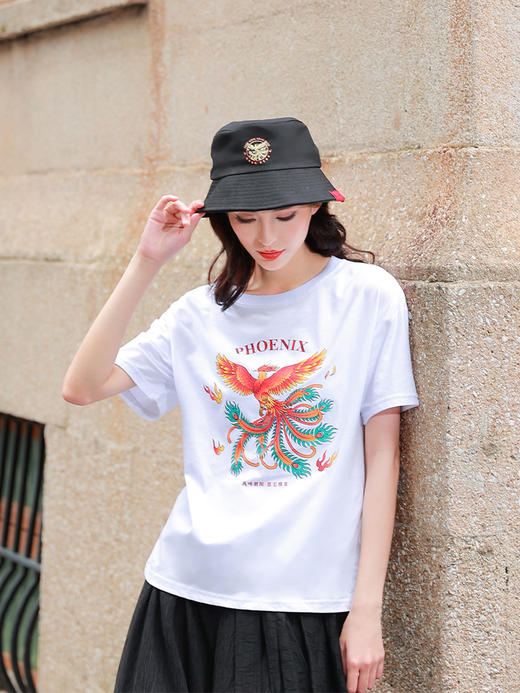 《凤鸣朝阳》系列 | 凰舞渔夫帽 商品图1