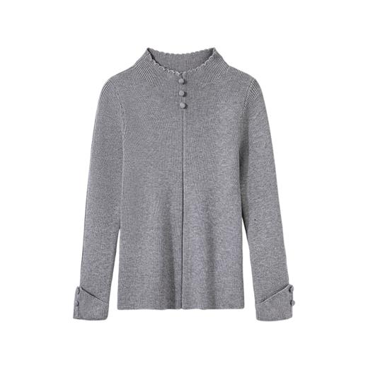 littletime女童打底衫半高领2024秋冬新款儿童长袖针织衫 商品图3