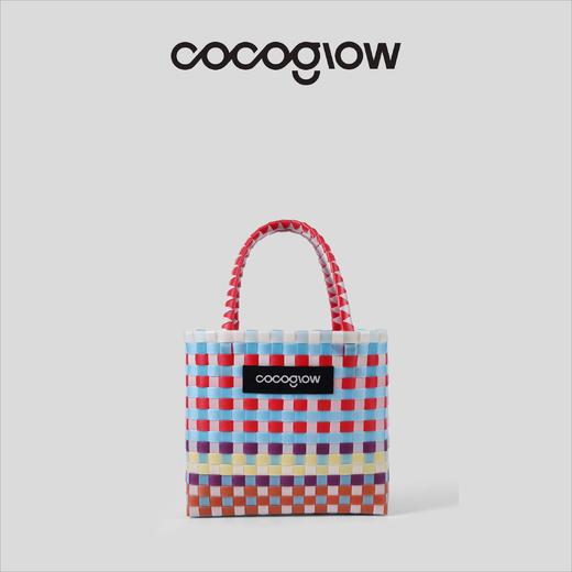 cocoglow·芋泥冰淇淋女士手提包手工工艺编织中号包 商品图2