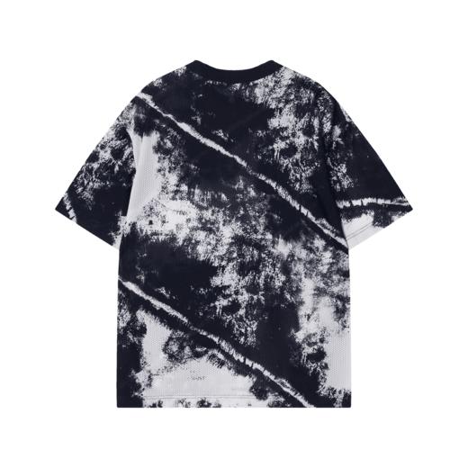 T1490夏季新款时尚针织扎染印花男士短袖百搭小众复古上衣宽松街头T恤 商品图2