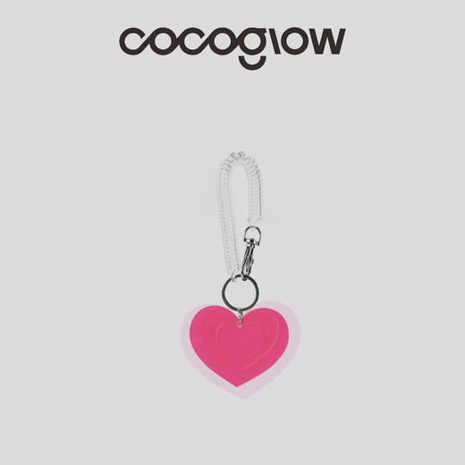 cocoglow 限定款爱心小号托特包【送狐狸毛球+爱心亚克力挂件】 商品图4