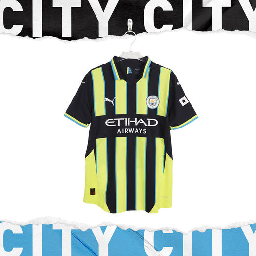 小李子PUMA彪马24/25赛季曼城客场球员版比赛球衣成人男778614 02 商品图1