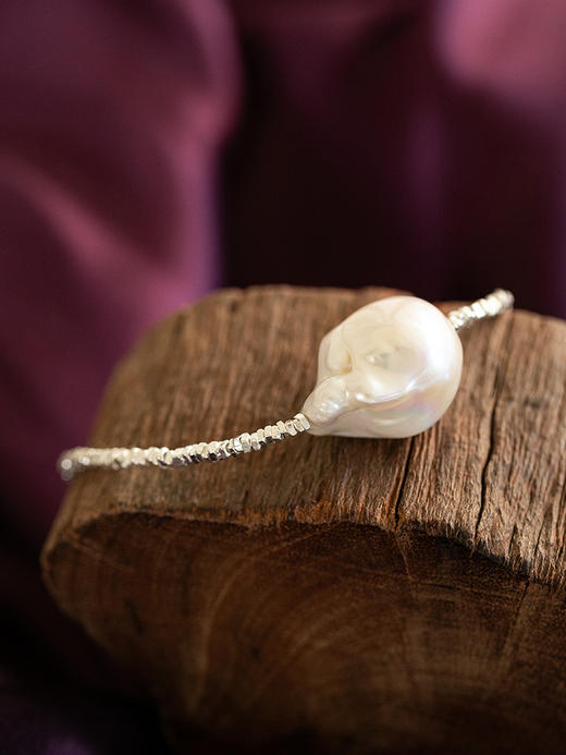 牧衣游 925银巴洛克珍珠手链 花前【不支持会员折】 商品图1