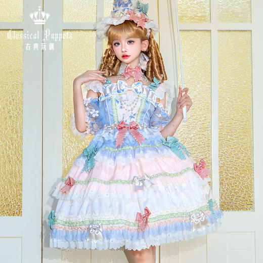 【全款预售】安东尼蛋糕日常OP 仲夏/半夏 古典玩偶 Lolita【2025年5月31日起发货】 商品图6