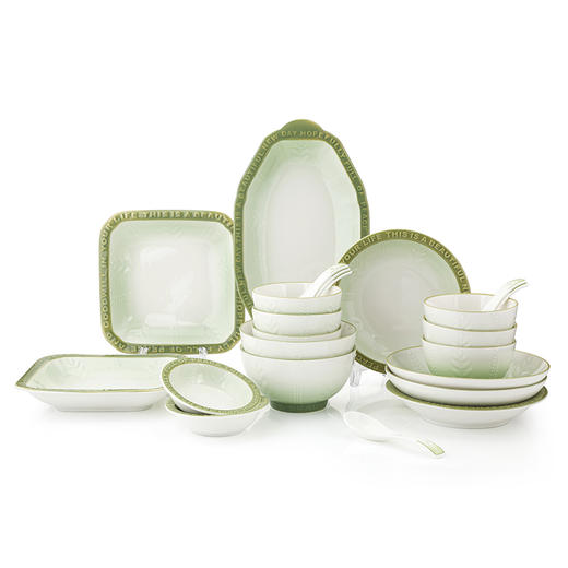 【菲米生活】森慕庄园浮雕餐具组合  FM-CJ2373S（23件套） 商品图5