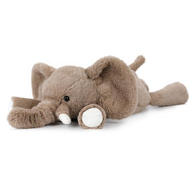 McHugs趴趴小象玩偶毛绒玩具可加热薰衣草味可爱抱睡安抚公仔送礼3岁+