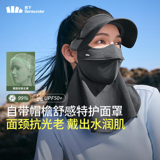 【蕉下精选】蕉下四季立体护颈帽檐面罩SS44524防紫外线立体保湿防风骑行口罩 商品图4