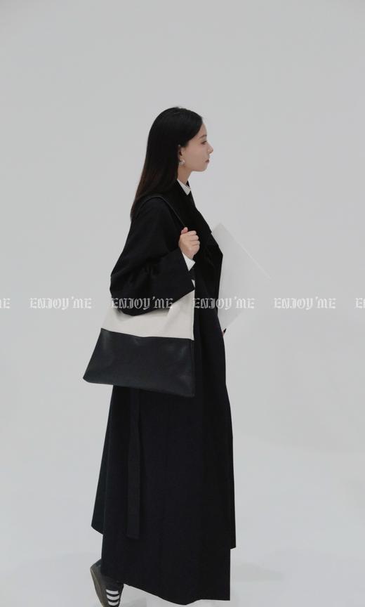 【门店同款】ENJOY秋季less is more经典廓形立领风衣 158946912 商品图6