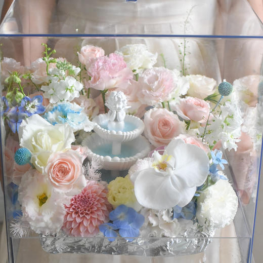 《仲夏星云》蓝粉色许愿池透视亚克力礼盒 商品图2