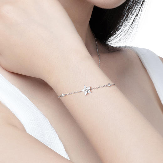 【明星同款】【幸运星手链】Fanci范琦银饰【幸运星系列】女925银原创送女友 下单赠精美礼盒+顺丰速运+运费险 商品图4