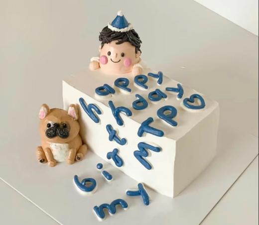 【臻品系列】---长方形蛋糕【一人、一狗、一生活】 商品图0