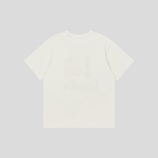 GOODBAI 樱桃表情slogan印花oversize短袖T恤 商品图3