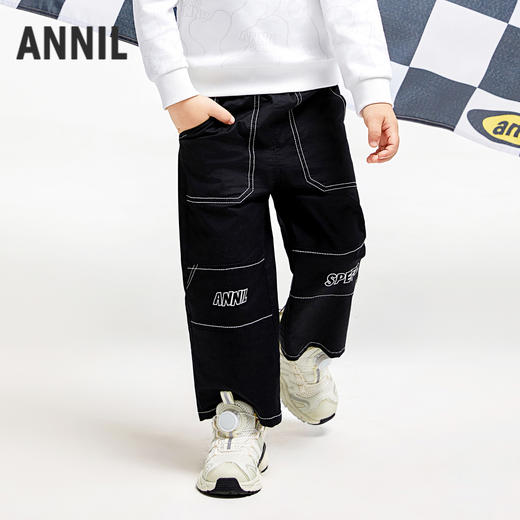 男童潮力MAX休闲裤长裤新款安奈儿童装实体店同款XB436697 商品图2