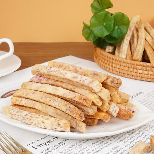【代发】巫小蛮芋头条蟹黄味荔浦芋头条健康休闲零食 商品图3