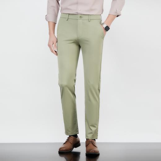 SIMU夏季轻奢桑蚕丝西裤 | 触感爽滑 舒适透气 简约纯色设计 剪裁利落有型 通勤休闲都百搭 商品图6