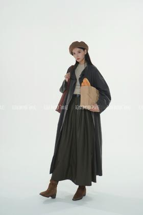 【门店同款】ENJOY秋季less is more经典廓形立领风衣 158946912