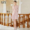 IWY/粉色西装套装时尚洋气减龄显瘦遮肉两件套连衣裙女高端西C2036+Q1188 商品缩略图4