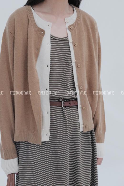 【门店同款】ENJOY秋季less is more条纹背心裙 159144153 商品图6