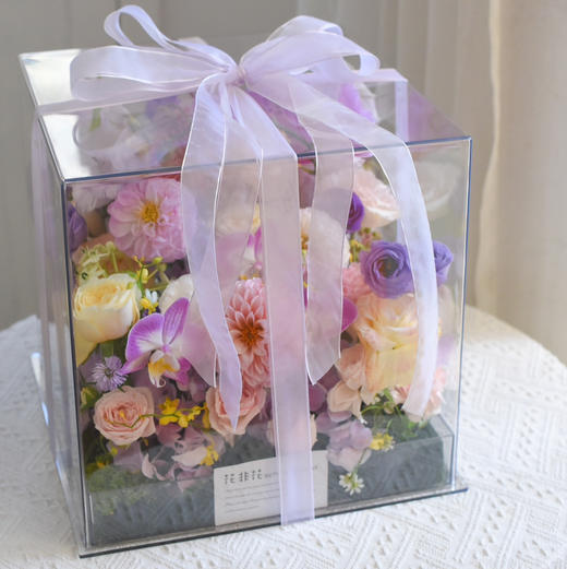 《玻璃晴朗》蝴蝶兰透视花盒 商品图3