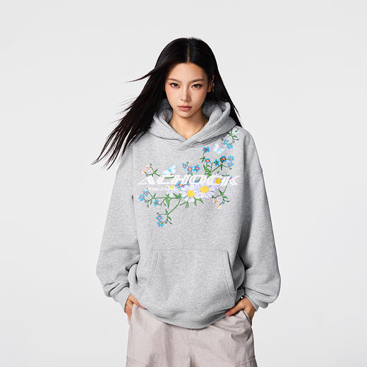 【Achock】国潮美式早秋连帽卫衣男女情侣装潮牌重磅硬挺宽松外套 商品图0