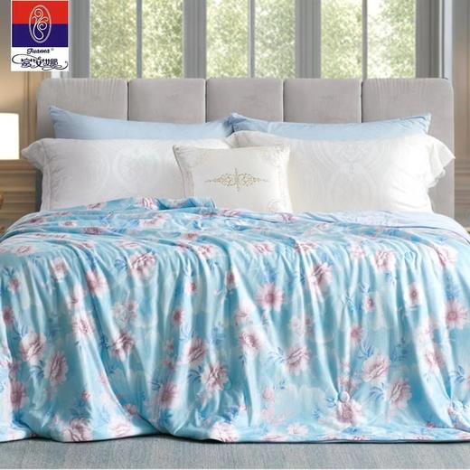 【春上新】10楼 富安娜 凉感抗菌夏被系列 -清凉樱夏（蓝） 吊牌价1180~1280元  活动价299元 商品图0