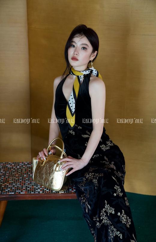 【门店同款】ENJOY秋季时光回廊名媛刺绣挂脖裙 158947608 商品图5