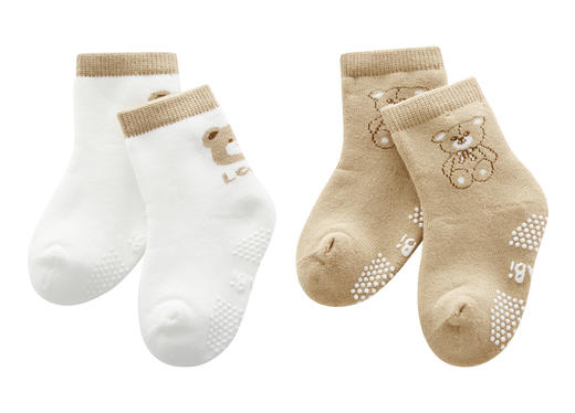 拉比-鞋袜类（冬）H4抑菌熊头毛圈短袜(PH) 商品图1