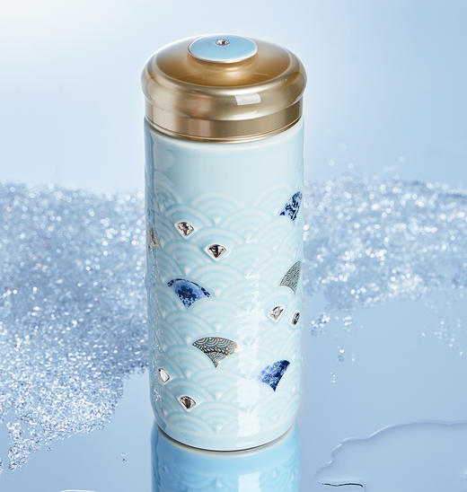 玲珑如意随身杯  双层330ml 商品图0