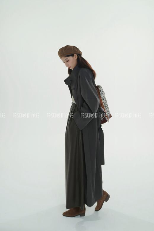 【门店同款】ENJOY秋季less is more经典廓形立领风衣 158946912 商品图13