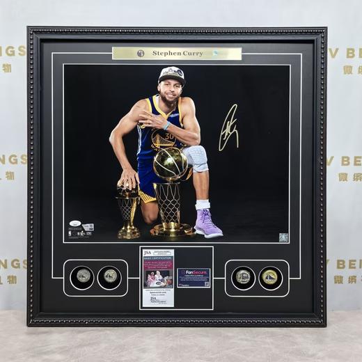 收藏系列 库里 总冠军定妆照 20寸 亲笔签名照片 商品图1