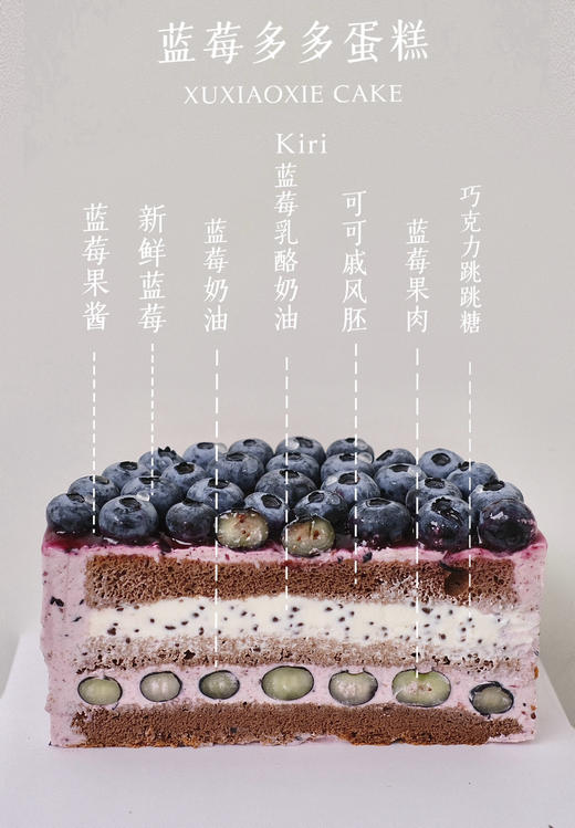 【蓝莓多多】足足一斤蓝莓，做一只蓝莓蛋糕～ 商品图2