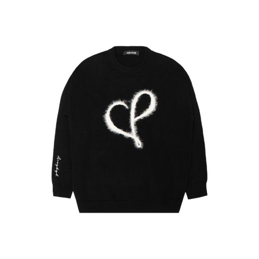 YKYB羊毛混纺舒适百搭宽松情侣毛衣 商品图2