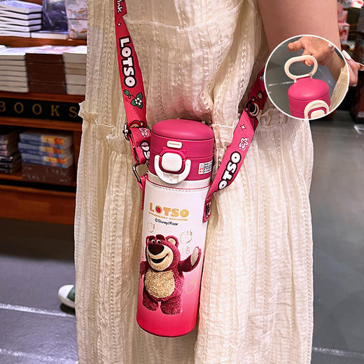 【开学季~迪士尼系列双饮保温杯】蜘蛛侠儿童吸管保温杯 男孩高颜值316不锈钢双饮水杯 学生便捷杯子 爱莎公主 史努比 女生保温杯-QQ 商品图3