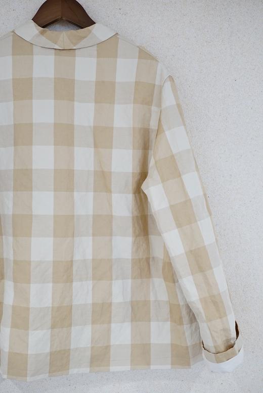 (5折) apuntob 直筒剪裁格纹西装外套 商品图12