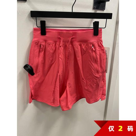 Lululemon License to Train 女士4英寸排汗速干高腰抽绳运动短裤 商品图0